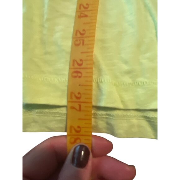 Aerie NWOT boyfriend rope voop tee SIZE XS Green Sleeveless Cotton Top - Picture 3 of 8